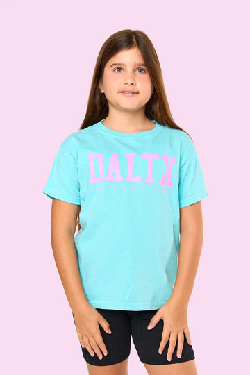 DALTX Youth Graphic Tee - Chalky Mint