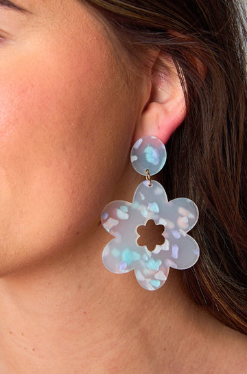 Linny Co xx BL Gigi Statement Earring - Seaglass