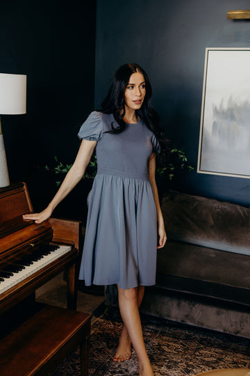 THE OPHELIA IN CORNFLOWER BLUE