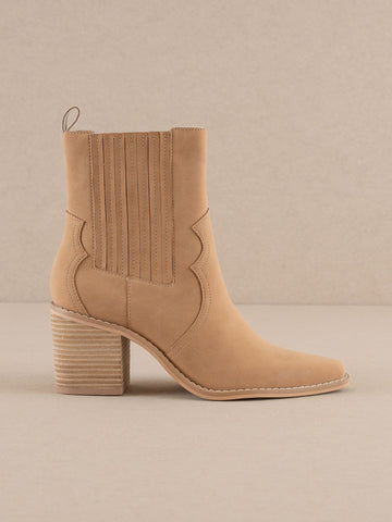 The Addison | Camel Western Inspired Boot