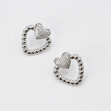 Adore Stud Earring Silver