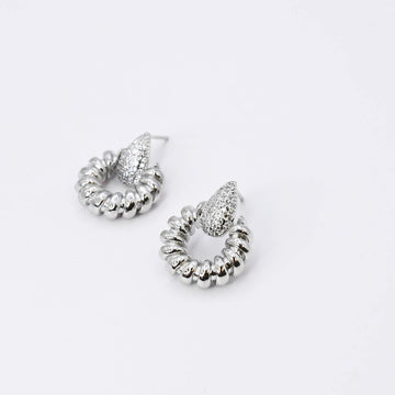 Anabeth Silver Stud Earring