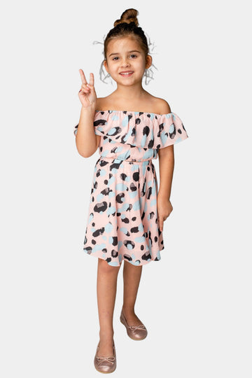 Ainsley Girl's Top and Skirt - Malibu