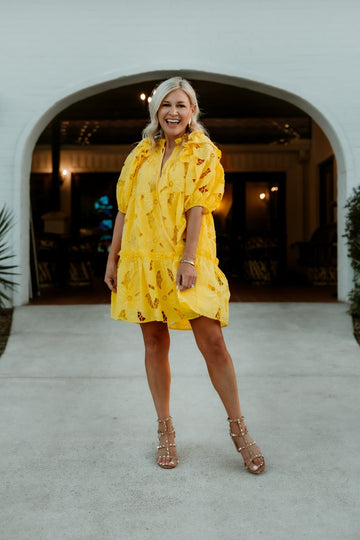 Ensley Sunflower Mini Dress