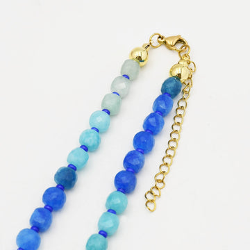 Blue Gemstone Necklace