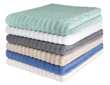 Classic Turkish Towels 100% Turkish Cotton Washcloths Set of 6, Absorbent & Quick Dry, Face Towels Wash Cloths for Hotel, Spa & Gym I 13"x13"
