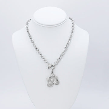 Cute Flower Silver Necklace