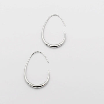 Dainty Silver Hoop Earring