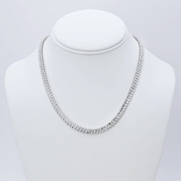 Diamond Dreams Silver Necklace