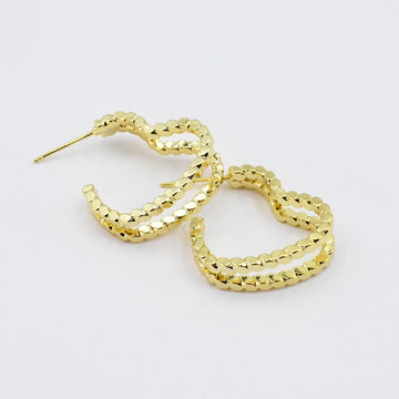 Dual Heart Earring