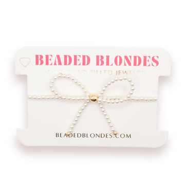 Pearl Bow Bracelet