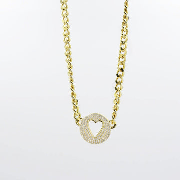 Sparkling Love Gold Necklace