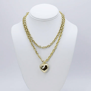 Infinity Heart Chain Gold Necklace