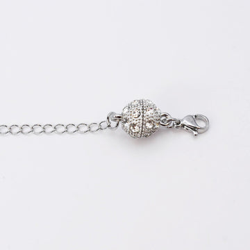 Magnet Necklace Extender Silver