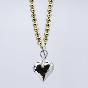 Mega Love Gold/Silver Necklace