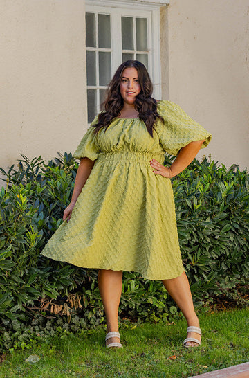 Brynn Winter Pear Texture Dress- DM Exclusive - Maternity Friendly - FINAL SALE