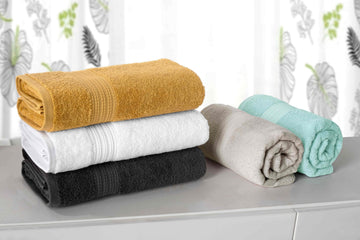 Glare Premium Luxury 6 Pc Bale Pack Towel Set- 100% Turkish Cotton