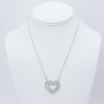Pure Love Crystal Silver Necklace