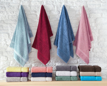 Cambridge Bath Towels Set of 4, Hotel Collection - Made in Turkey