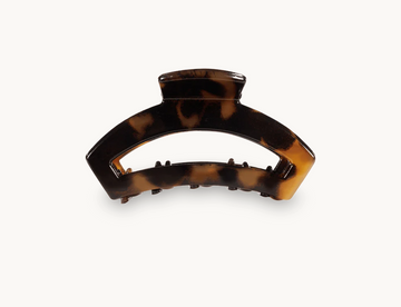 Teleties Tiny Open Hair Clip - Tortoise