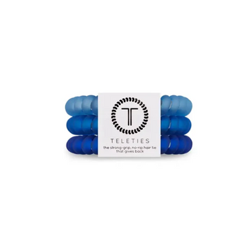 Teleties Small Ponytail Holder - Cobalt