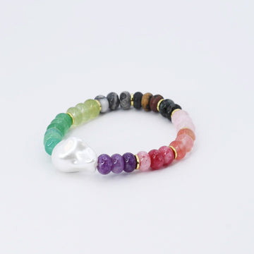 Tatiana Beaded Bracelet with Pearl