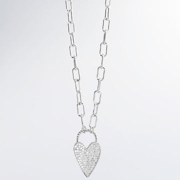 True Love Silver Necklace