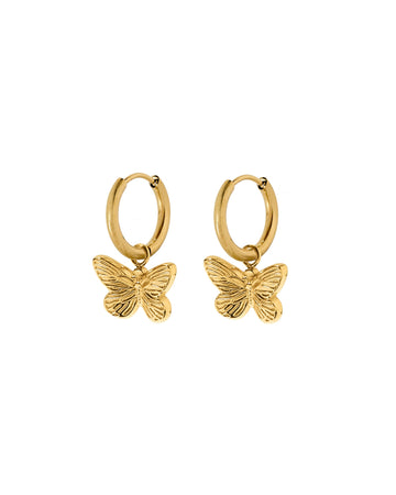 Faye Dainty Hoop Gold