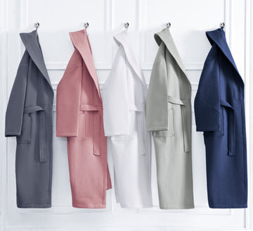 Cruze Collection Waffle Weave Turkish Cotton Unisex Bathrobe