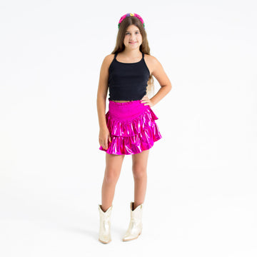 Brookie Fuchsia Tween Skort