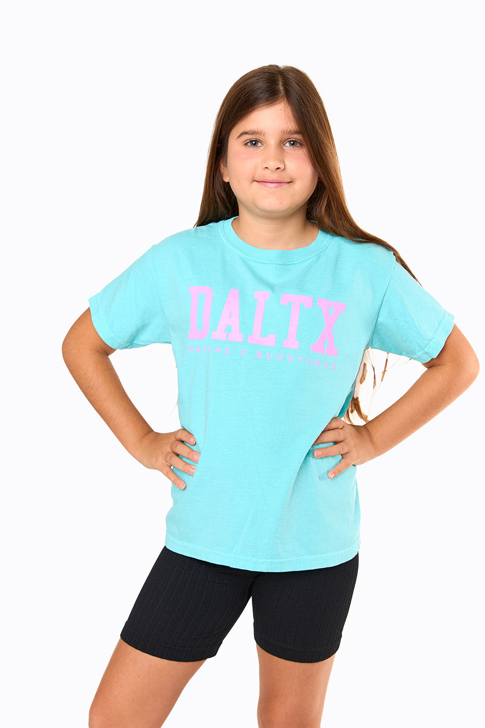 DALTX Youth Graphic Tee - Chalky Mint