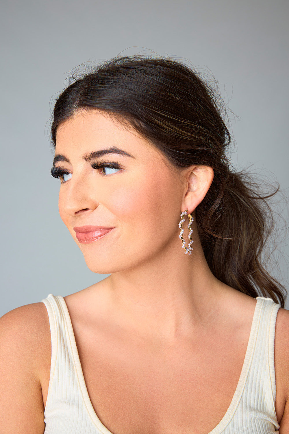 Mac Hoop Earrings - Gold
