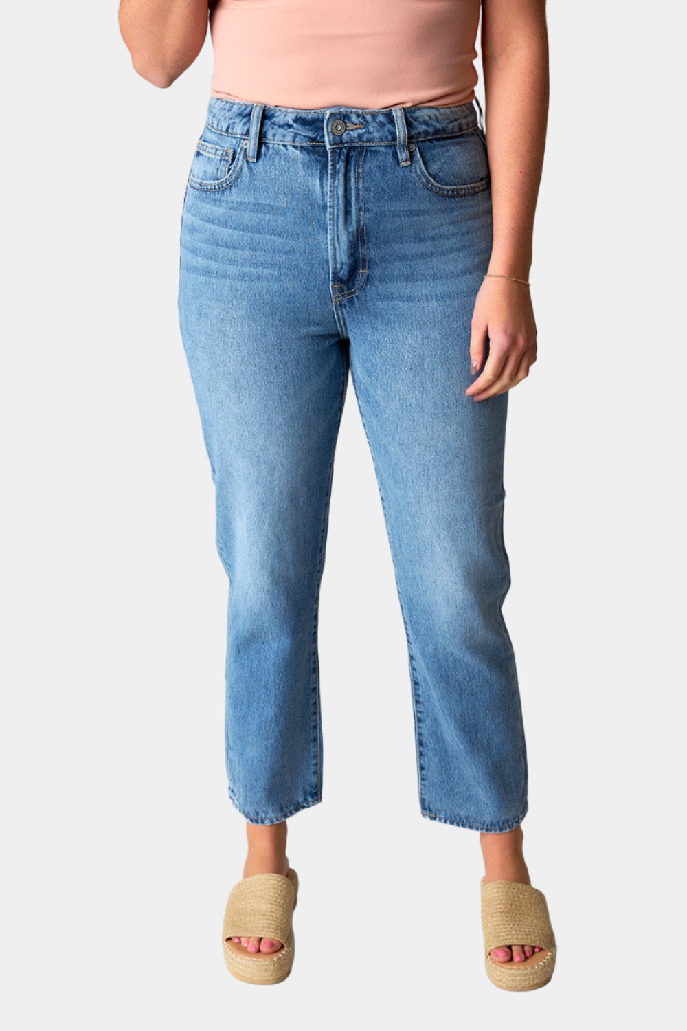 Tracey Classic Straight Jean - Medium Wash