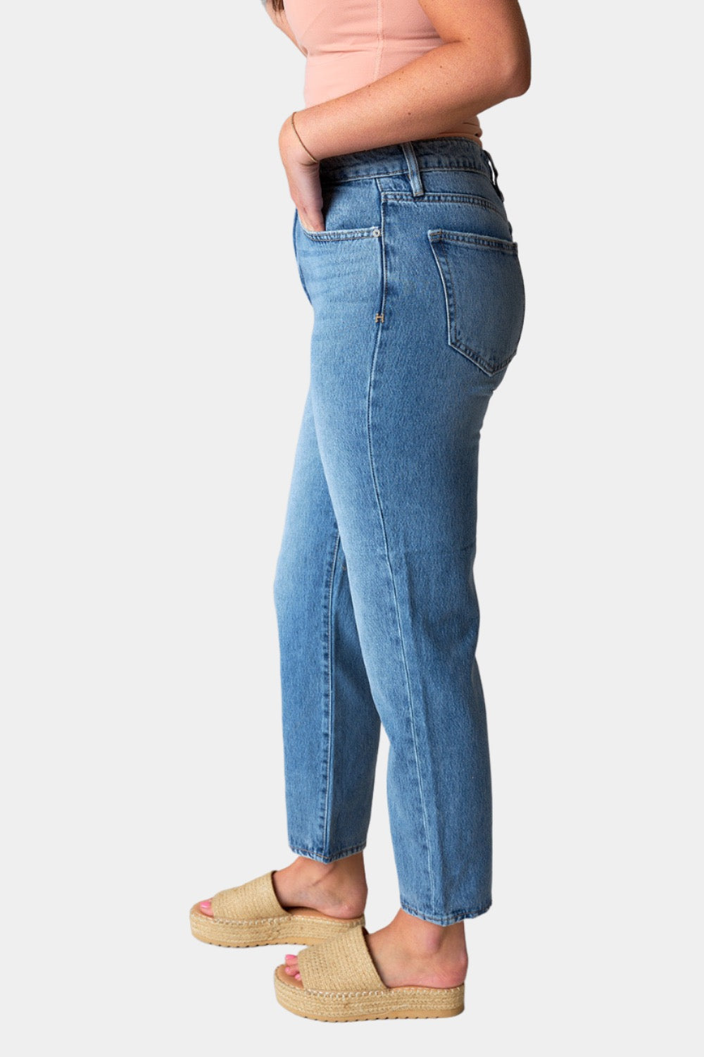 Tracey Classic Straight Jean - Medium Wash