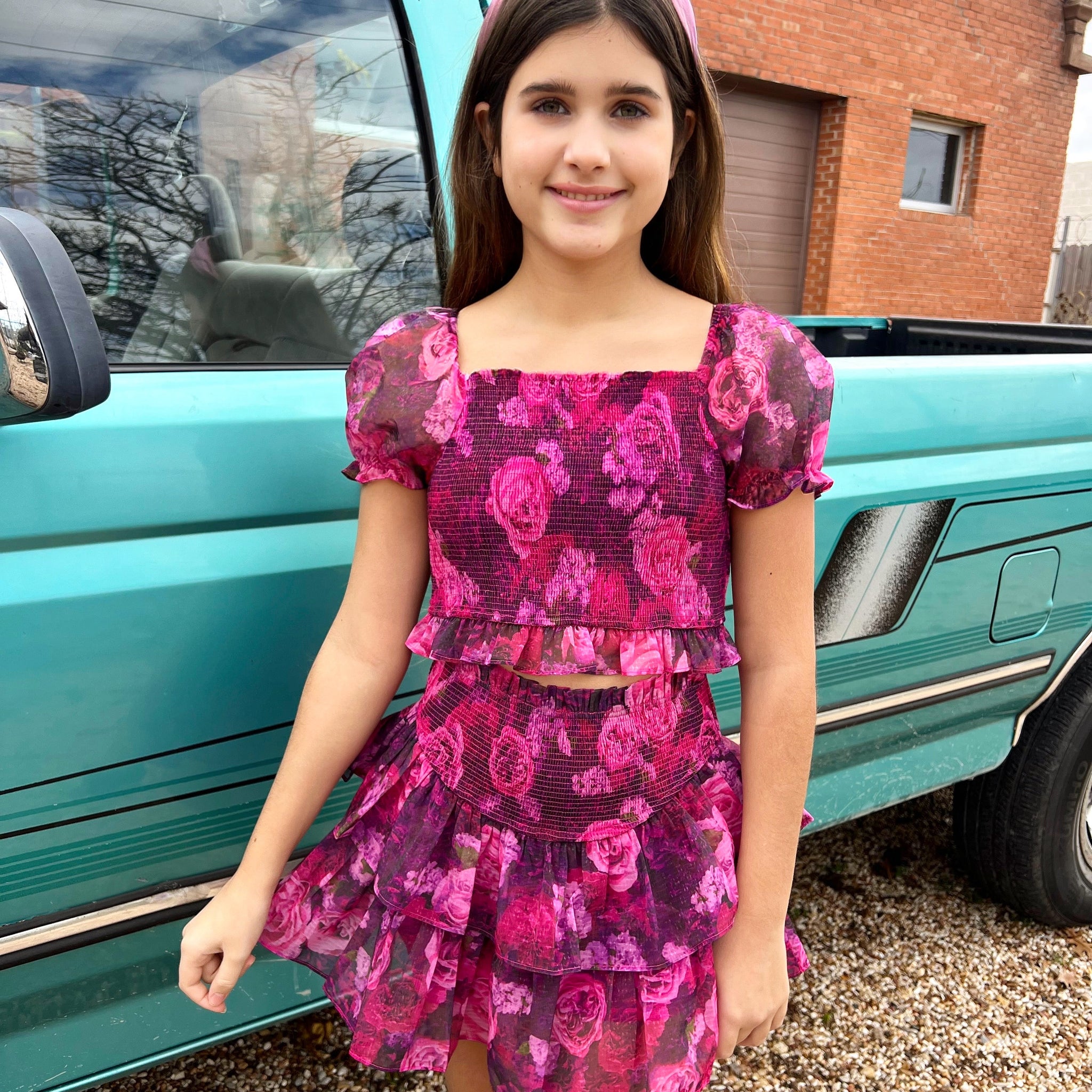 Blair Tween Skort Set - Grape