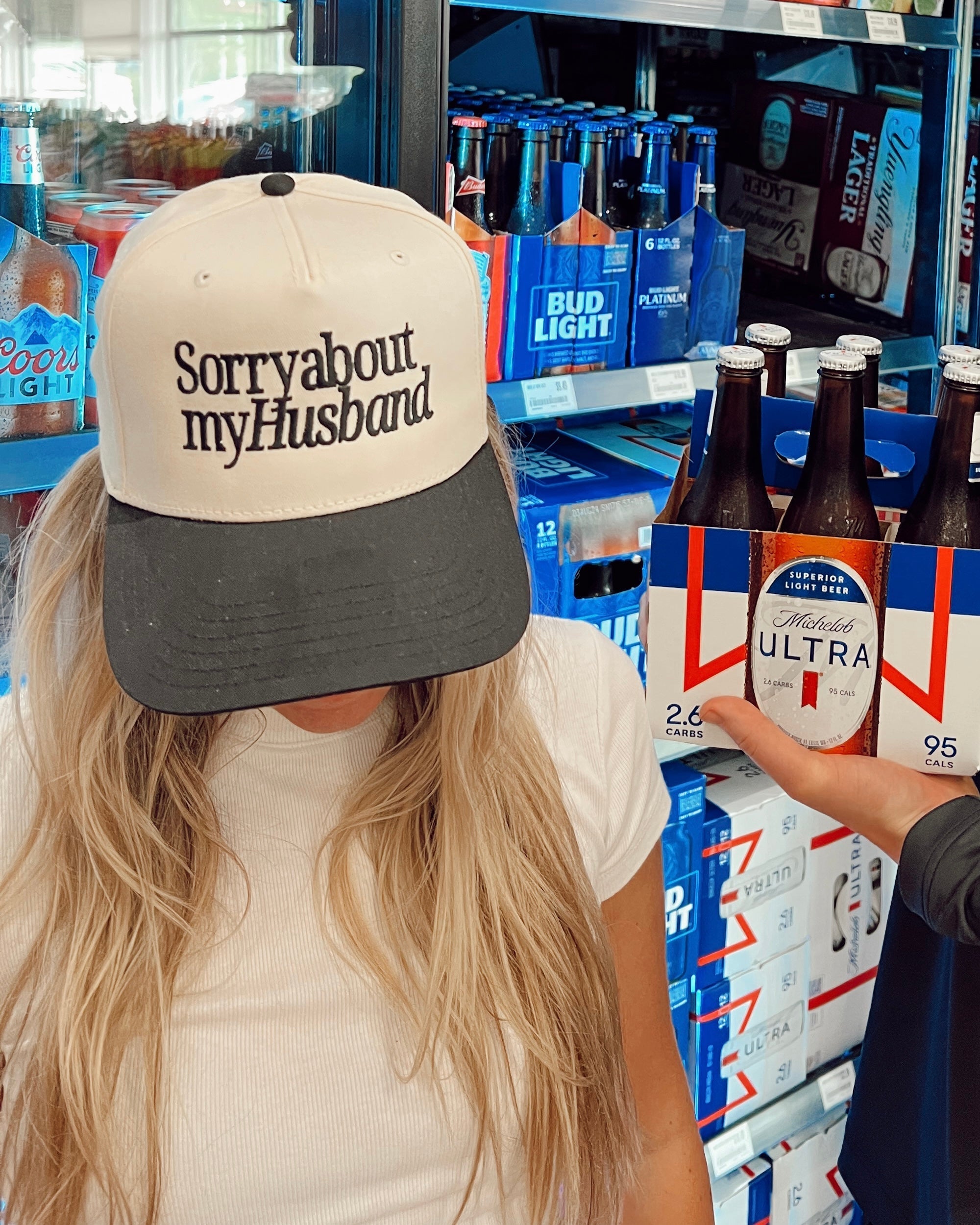 Sorry about my Husband Vintage Trucker Hat