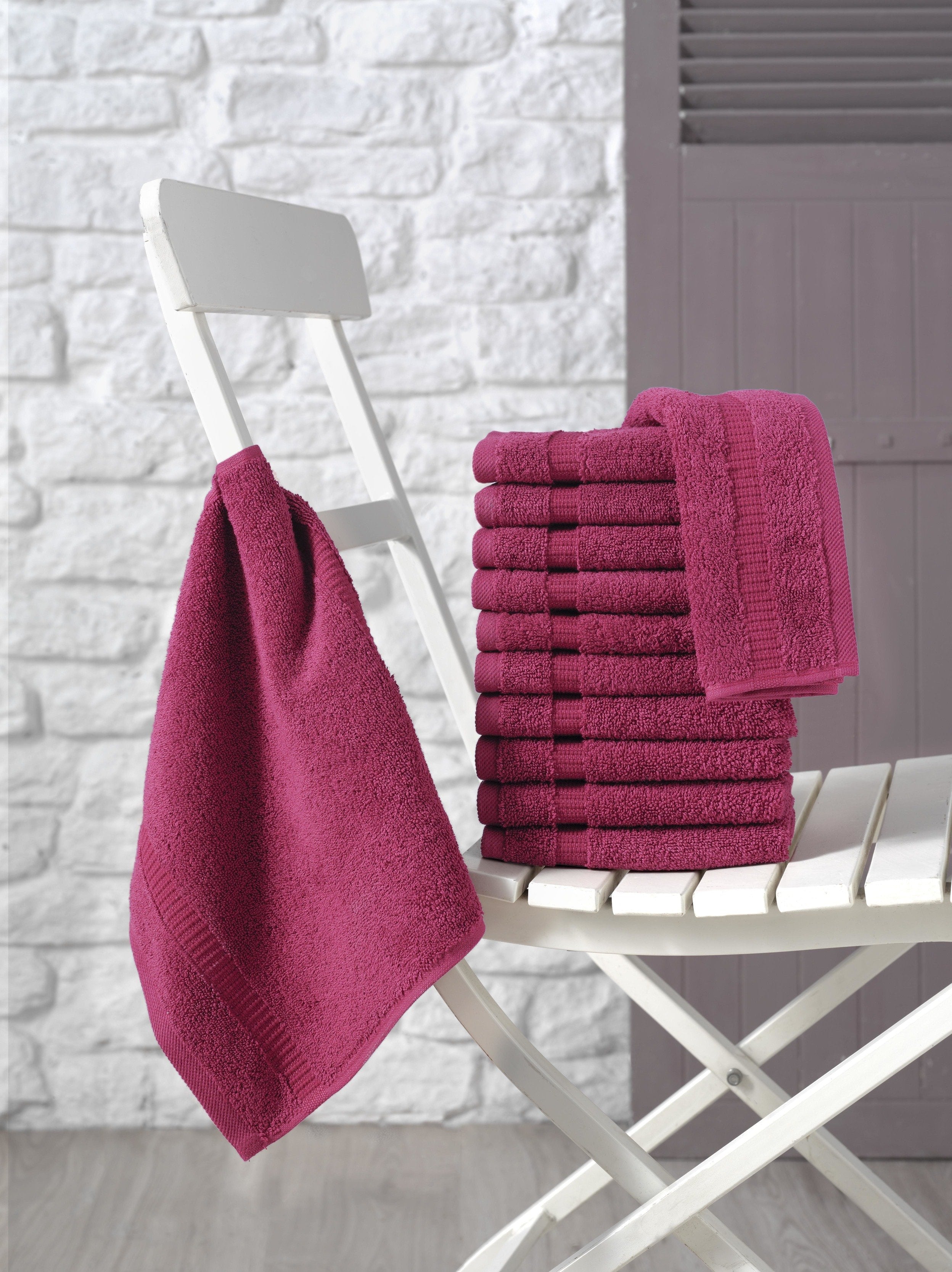 Cambridge Turkish Cotton Washcloths - 12 Pieces
