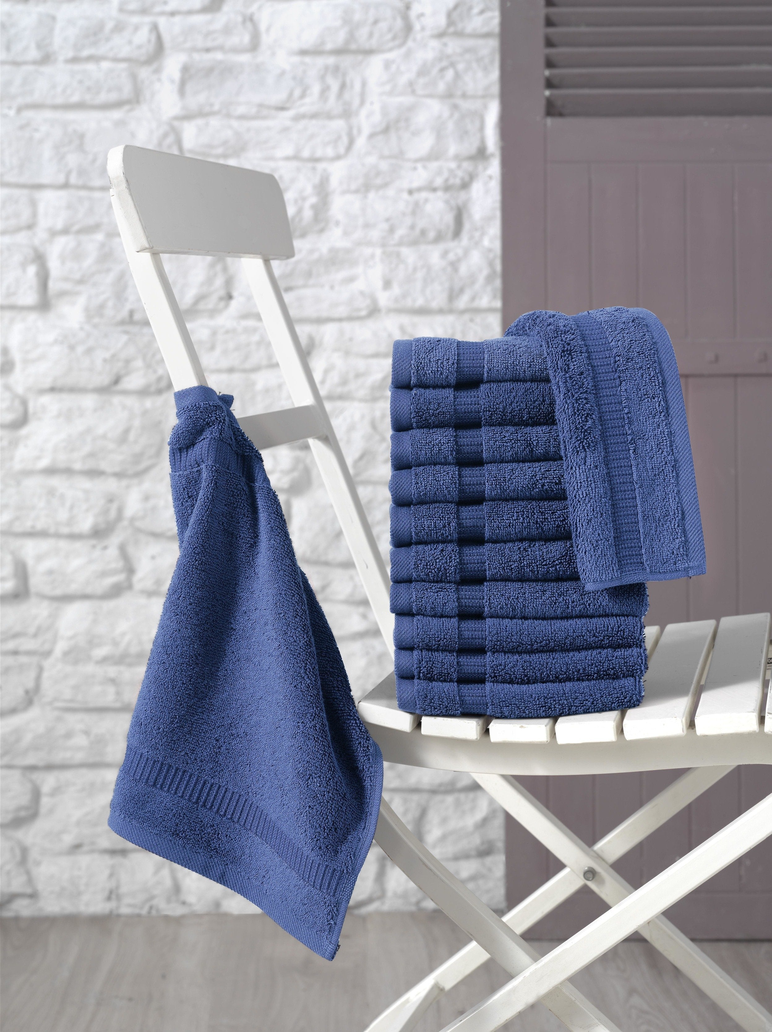Cambridge Turkish Cotton Washcloths - 12 Pieces