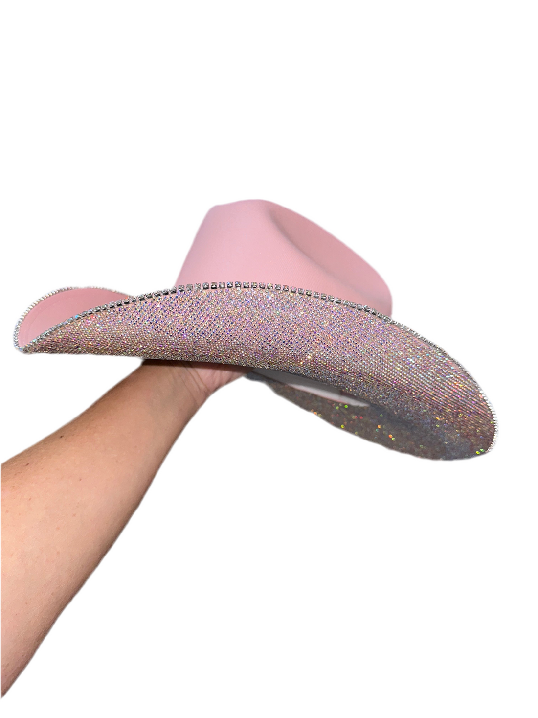 Pink Cowgirl Hat with Ab Rhinestones