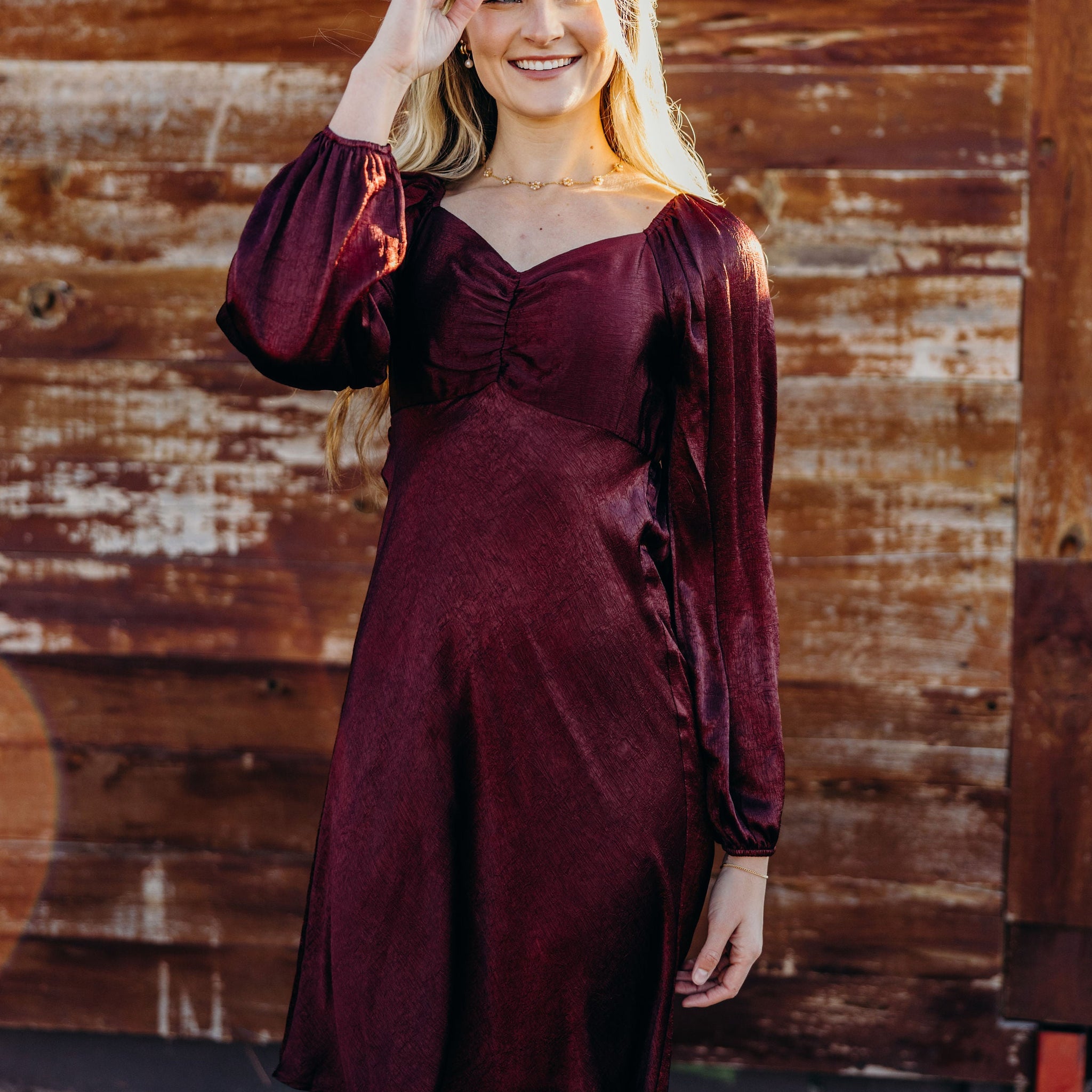 THE NELLIE IN BURGUNDY FINAL SALE