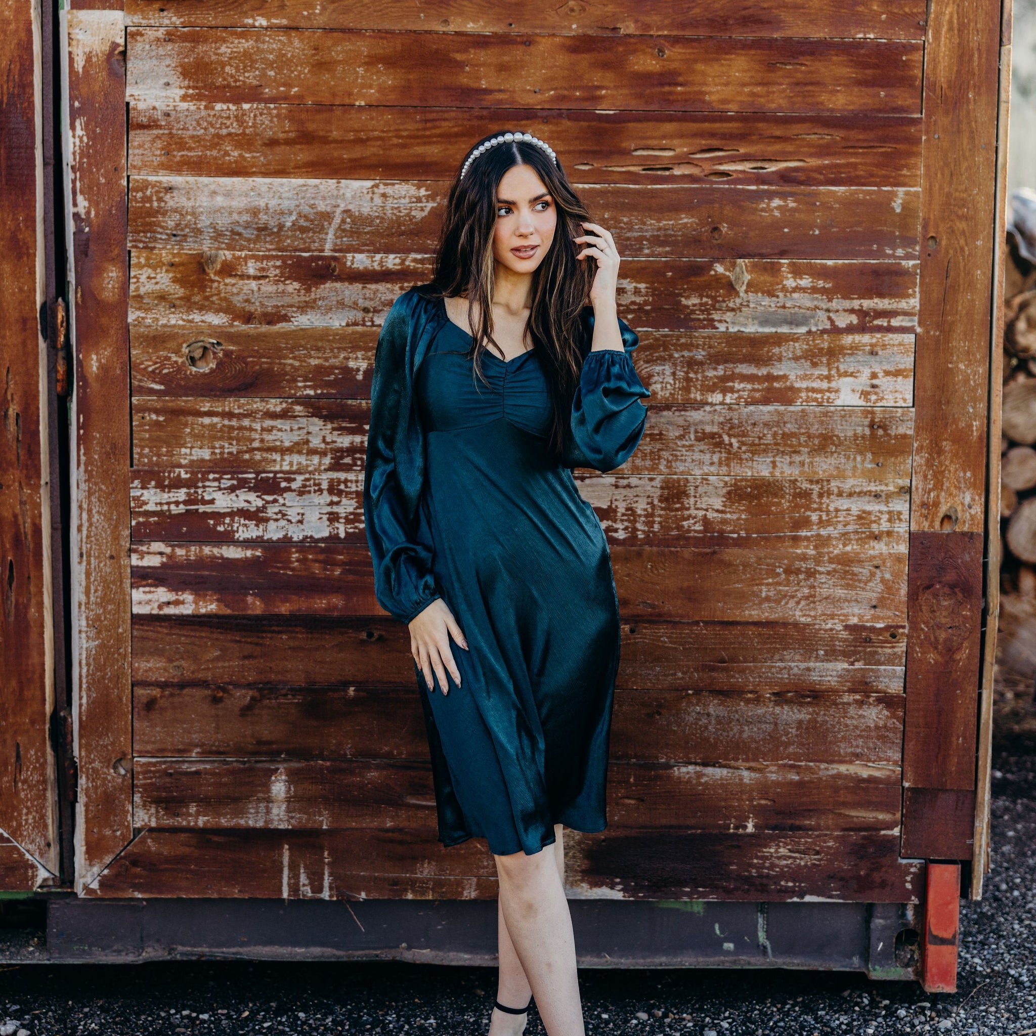 THE NELLIE IN EVERGREEN FOG FINAL SALE