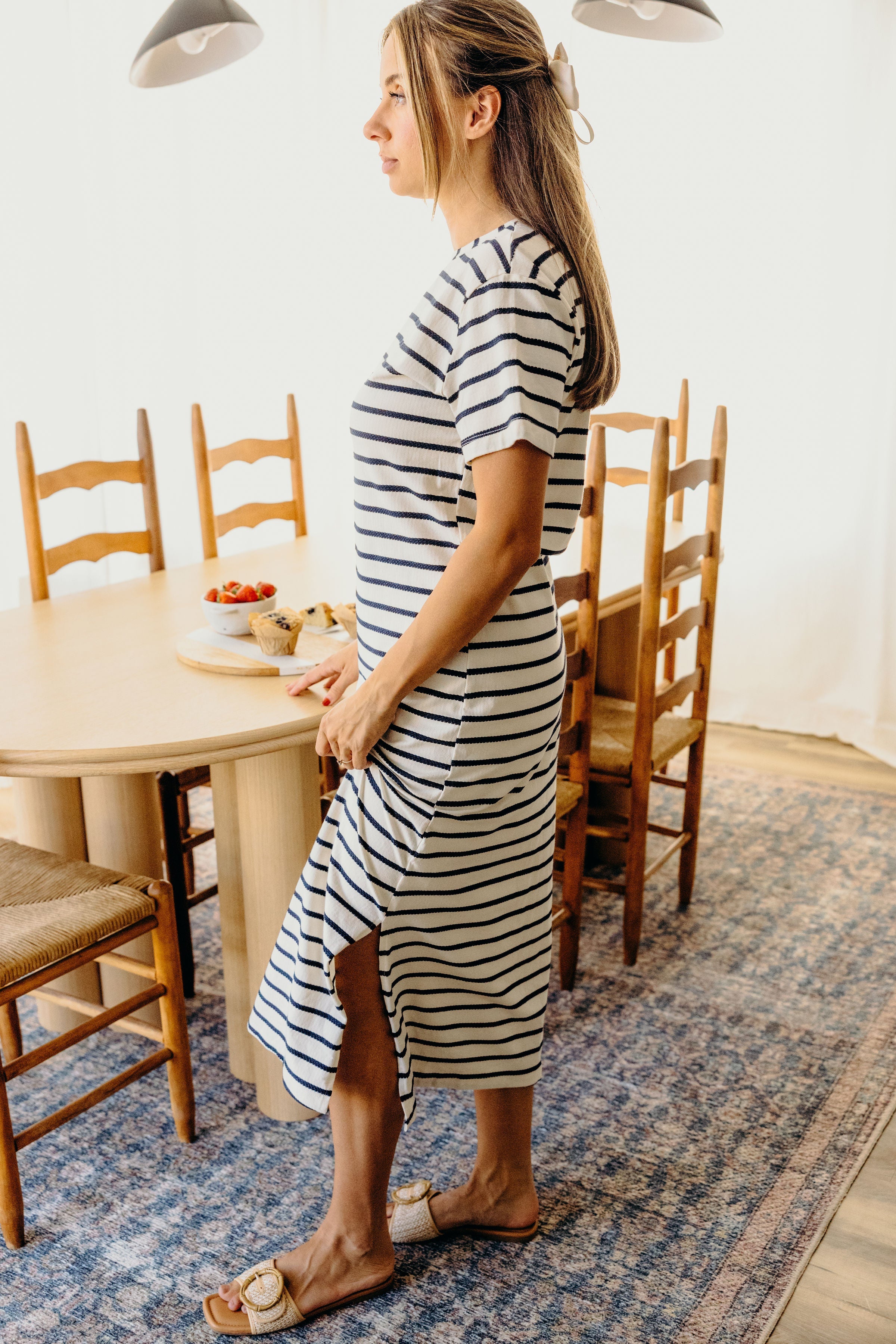 THE JETT IN NAVY STRIPED