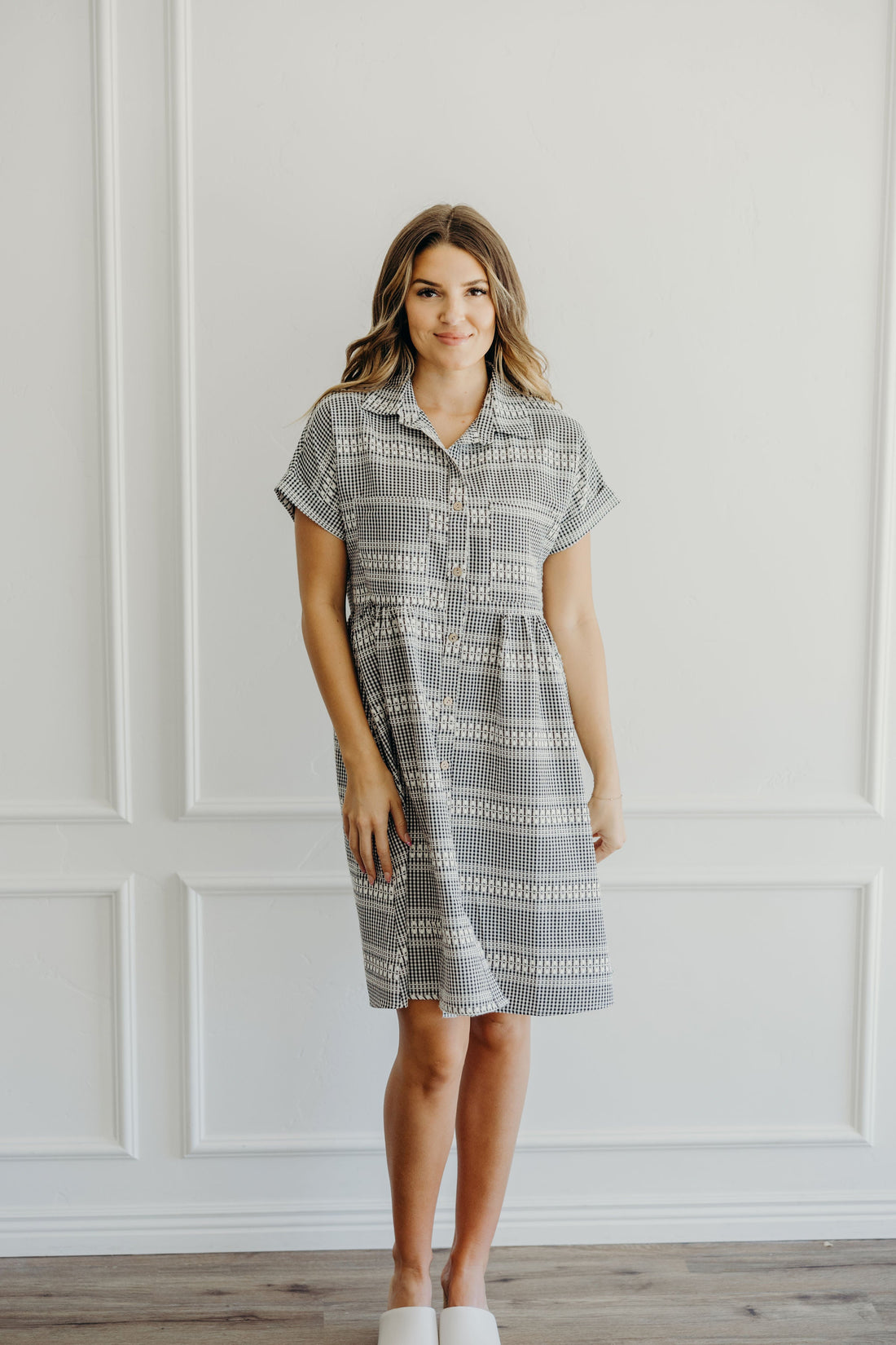 THE BLANCHE IN GINGHAM CHECK FINAL SALE