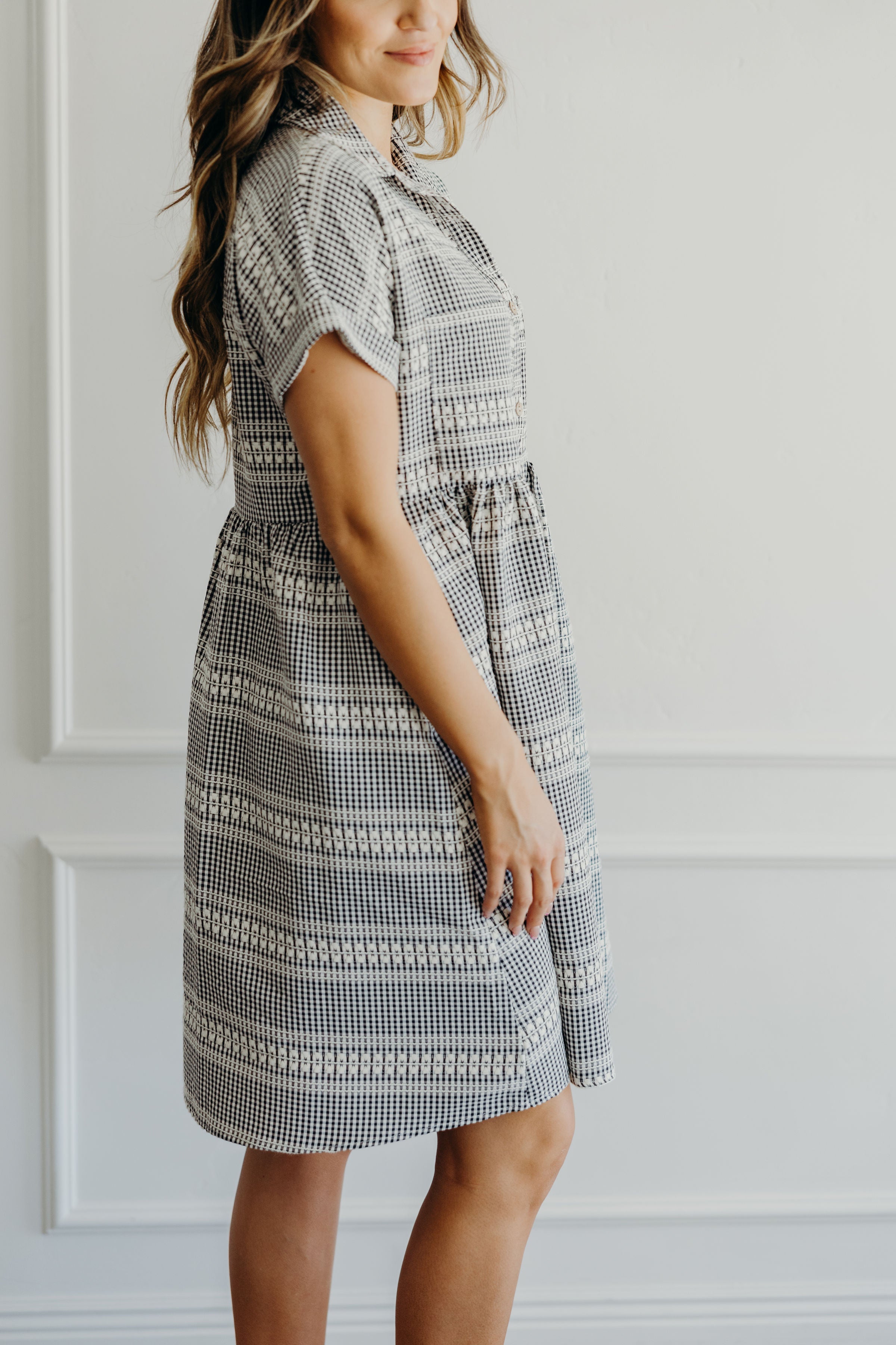 THE BLANCHE IN GINGHAM CHECK FINAL SALE