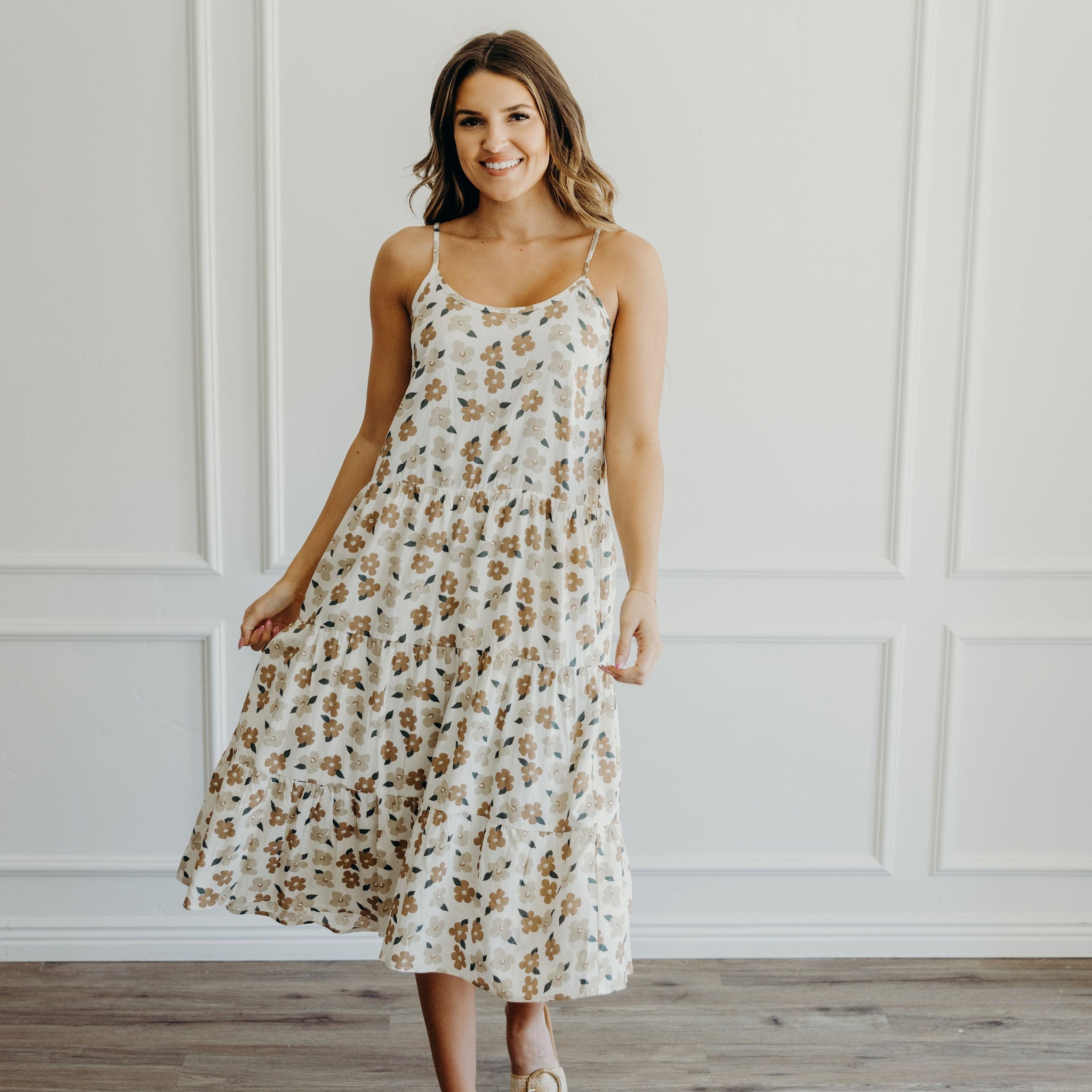 THE COLLYNS IN WALNUT FLORAL