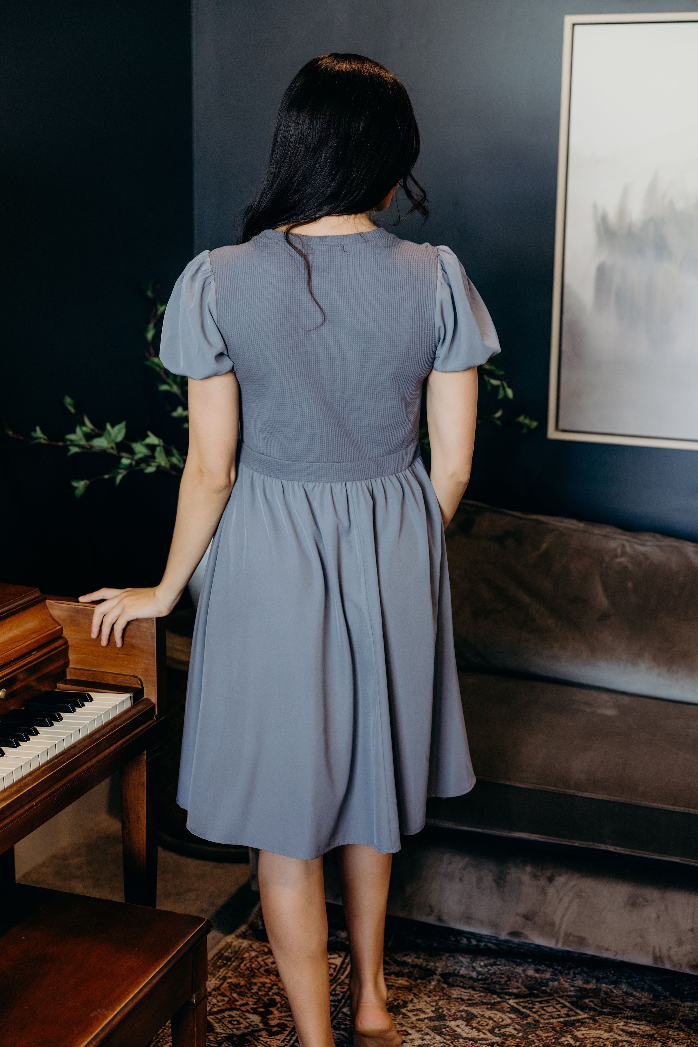 THE OPHELIA IN CORNFLOWER BLUE