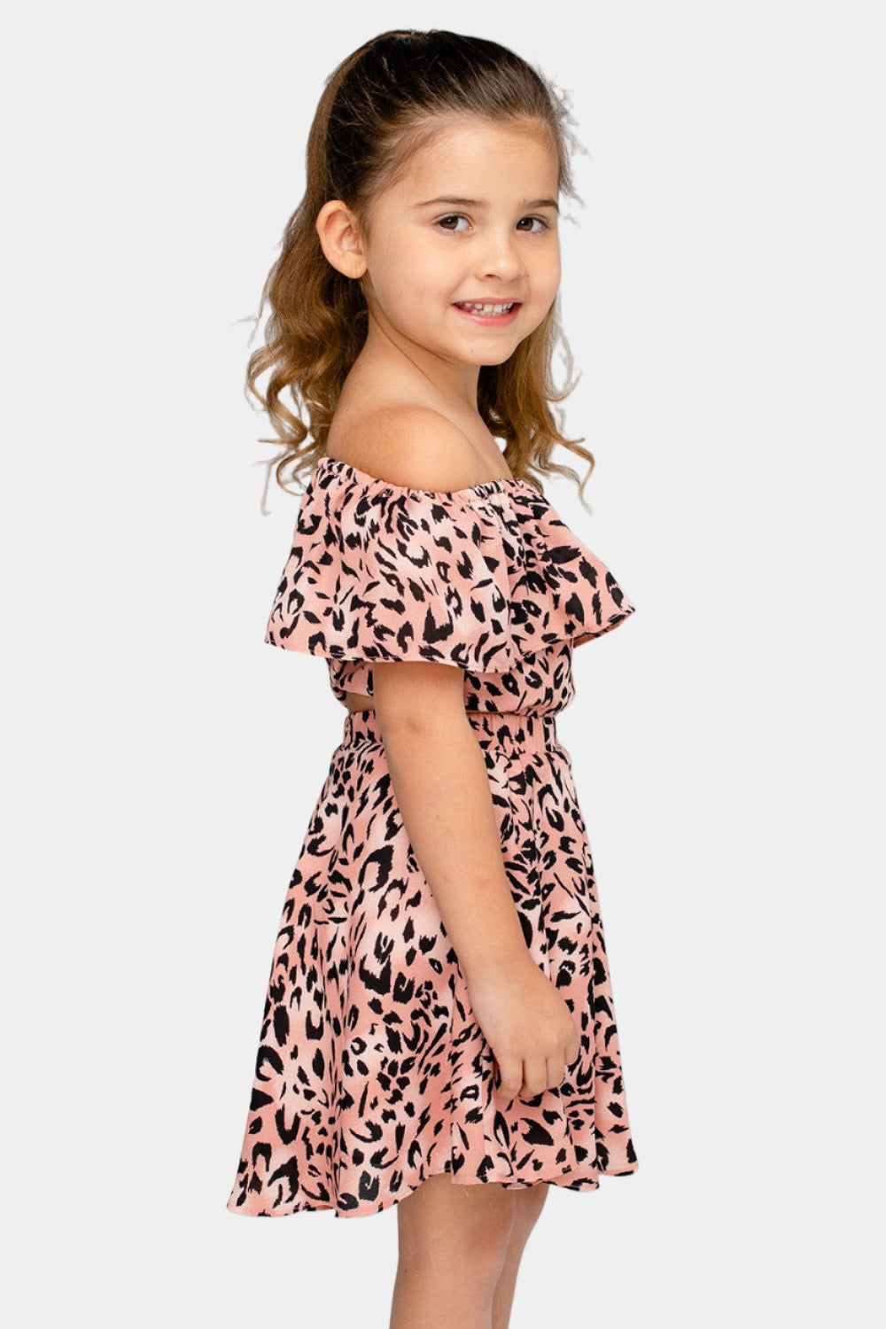 Ainsley Girl's Top and Skirt Set - Kitty