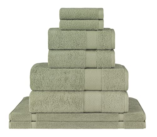 Towels Beyond - Luxury Towel Set for Bathroom, 100% Turkish Cotton, Quick Dry, Soft and Absorbent Bath Towels, Hand Towels, and Washcloths, Madison Collection