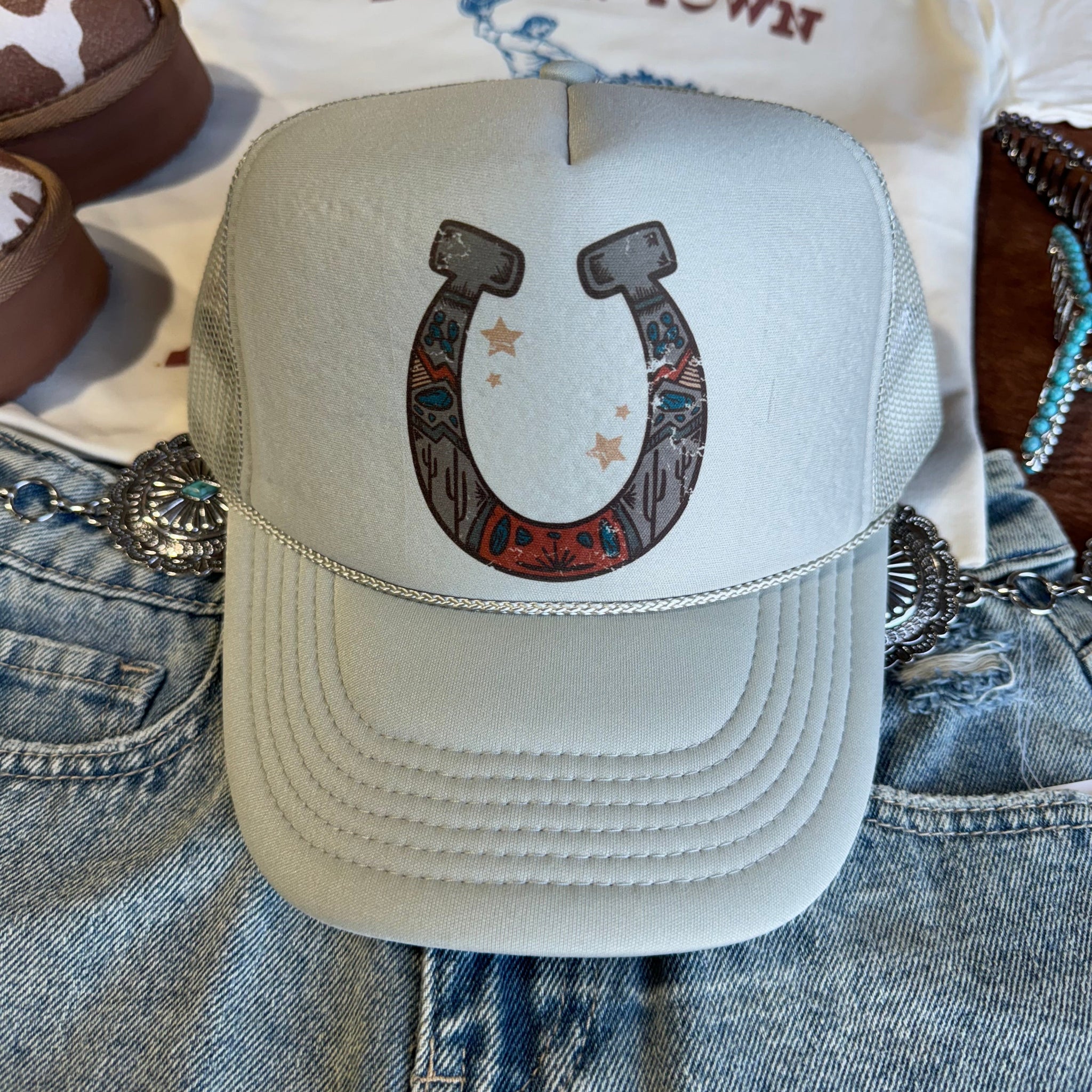 Horse Shoe Trucker Hat
