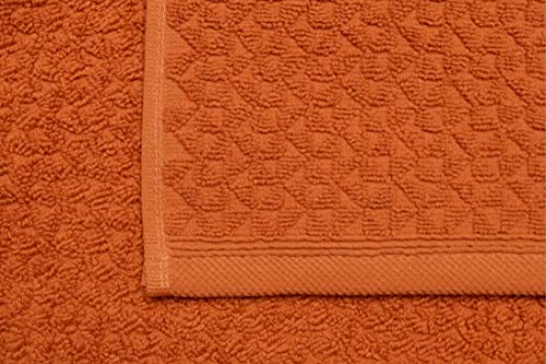 Towels Beyond Luxury 6 Piece Genuine Cotton Bath Towel Set - Jacquard Woven Soft Textured Towels Made with 100% Turkish Cotton